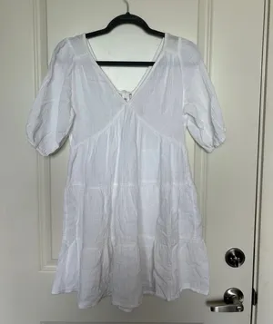 aerie white dress thumbnail 1