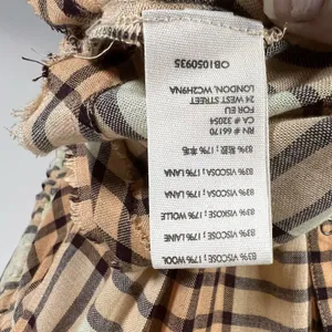 Free People‎ Peach Pacific Dawn Plaid Pull String Sleeve Snap Button Shirt M thumbnail 9