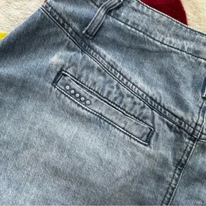 Blank NYC Flared Denim Button Fly Shorts Size 28 thumbnail 9