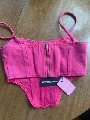 pink diamond corset top Size 4 thumbnail 2