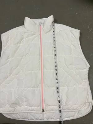 FP Movement Free People In A Bubble Quilted Puffer Vest White Womens Large thumbnail 9