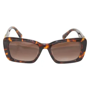 Miu Miu SMU 07Y 53mm Rectangular Sunglasses in Blond Havana thumbnail 2