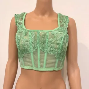 Victoria's Secret Dream Angels small DD Boho cap sleeve corset BC2 3300 thumbnail 6