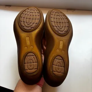 Crocs Isabella Mini Wedge Sandals Size‎ 10 Bronze Strappy Gold Brown Wedges Rare thumbnail 6