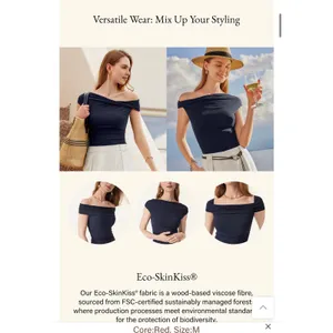 OGL MOVE Eco-SkinKiss® Multi-wear Versatile Necklines Bra Top - Red M New thumbnail 14