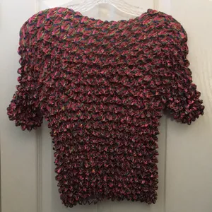 FINAL MARKDOWN Colorful short sleeved bubble top osfm Size undefined thumbnail 6