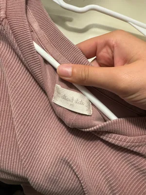 Altar'd State Women’s Oversized Crewneck Sweatshirt in Mauve Pink thumbnail 3