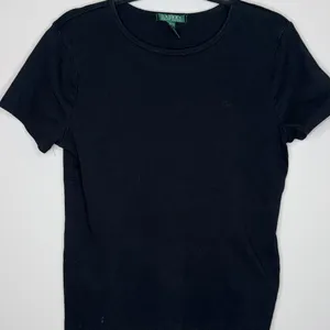 Lauren Ralph Lauren Womens Size XL Black Short Sleeve T-Shirt thumbnail 1
