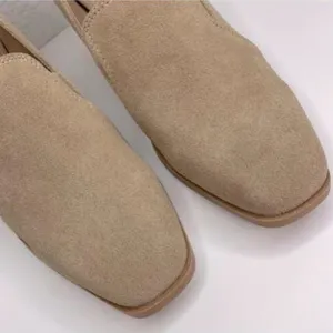JOIE Beige Suede Block Heel Mules Shoes 8.5 NWOB thumbnail 7