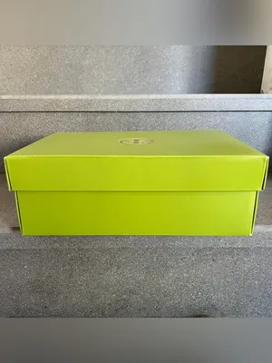 Tory Burch Signature Green Shoebox & Matching Dust Bag Set thumbnail 4