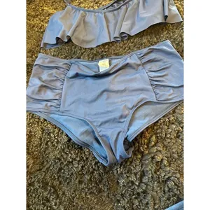 Hollister two-piece navy swimsuit thumbnail 2