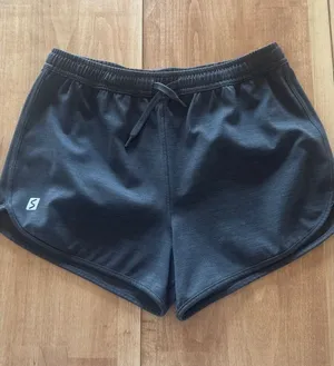 Fitsth Womens Dark Gray Heather‎ Athletic Running Shorts Size Medium Drawstring thumbnail 1