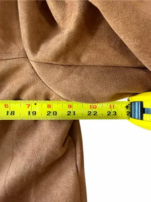 Women's 3 Button Faux Suede Lightweight Lined Jacket Size L #260814 thumbnail 6