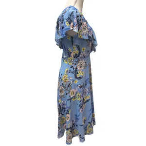 ELIZA J Spring Floral Print Dress Size 6 *missing sash* thumbnail 6