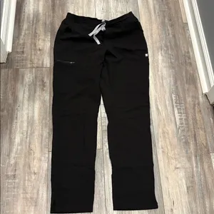 Figs Black Yola Cargo Pocket Scrub Pants Small thumbnail 4