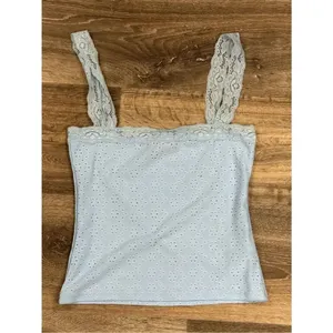 Edikted Virginia Lace Trim Eyelet Tank Top Women’s Small thumbnail 4