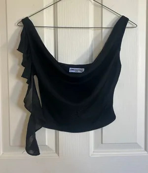 Princess Polly Black Top thumbnail 1