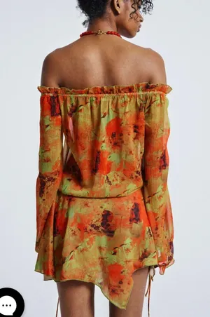 Jaded London Loco Print Cover Up Dress thumbnail 5