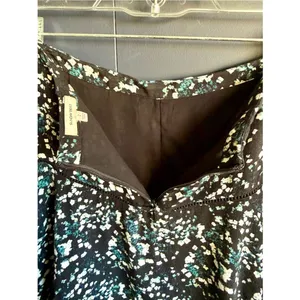 Aritzia Sunday Best Zelda Mini Skirt, Size 2, Black w/ White and Blue Flowers thumbnail 3