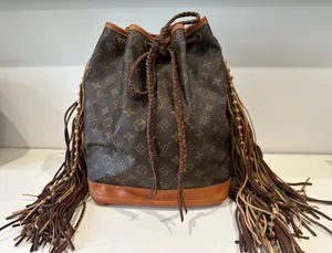 Vintage Boho Bag Authentic Noé Brown thumbnail 1