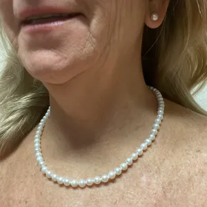 NWOT Pearl Necklace, Bracelet & Earrings Set thumbnail 8
