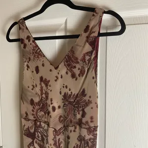 Robbie Bee Silk Paisley Midi Dress Beaded Fairycore Whimsigoth Y2K Size 10 thumbnail 6