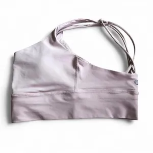 Lululemon Womens Free To Be Longline Sports Bra Flush Light Pink FUSP Sz 6 thumbnail 6
