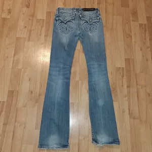 Rock Revival Womens Size 25 Sasha Boot Jeans Denim Embroidered Bling Distressed thumbnail 2