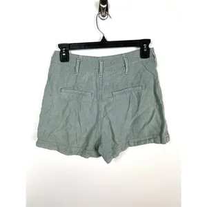 Abercrombie & fitch green linen shorts‎ thumbnail 4
