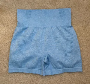 Amazon Light blue workout shorts thumbnail 1