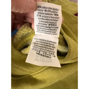 PINK Victoria’s Secret Olive Mustard Green Oversized Hoodie Women’s XL thumbnail 7