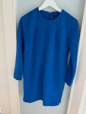 Ann Taylor Petite Side Zip Long Sleeve Dress thumbnail 4