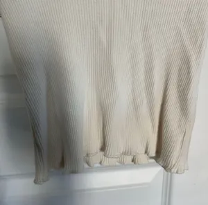 Beige Scoop Neck Long Sleeve Tee 🌿 thumbnail 4