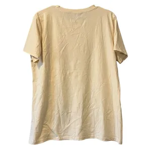 Queen Women Beige T-Shirt Graphic Logo Casual Crewneck Pullover‎ Short Sleeve XL thumbnail 2