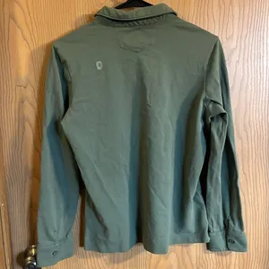 FIGSPRO Pique Longsleeve Polo Top Olive‎ Green Medium thumbnail 7