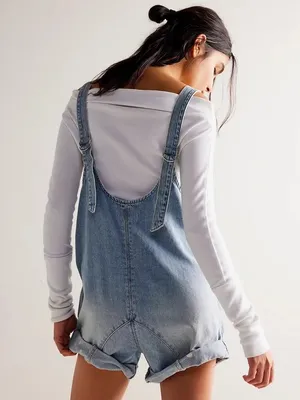 Free People We The Free The High Roller Shortall - Bright Eyes Size S thumbnail 3