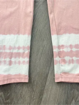 Aerie Chill Play Move Pink Tie Dye High Rise Leggings Size Large thumbnail 3