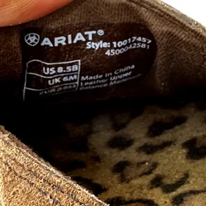 Ariat Cruiser Loafers Suede Leather Duratread Flats Slip On Duratread Brown 8.5B thumbnail 6