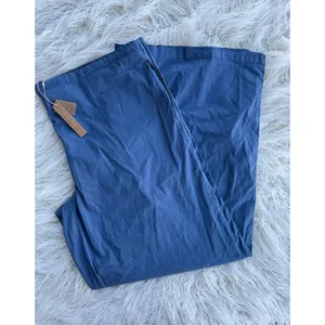 Skims Cotton Poplin Straight Leg Pant Harbor Size Small thumbnail 3