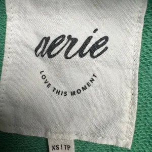 Aerie Green Ski Resort Crewneck Sweatshirt XS‎ oversized thumbnail 4