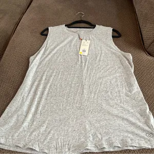 Calia by Carrie Underwood Tank Top Size L Light Heather Gray Athletic thumbnail 3