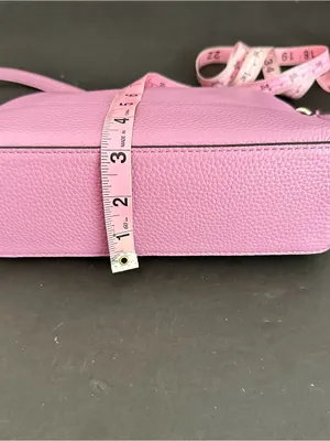 Kate Spade Hanna Pebbled Leather Lavender Pink Crossbody Bag NEW thumbnail 9