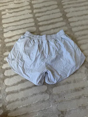 Lululemon White Shorts 4  thumbnail 2