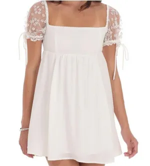 Lucy in the Sky White Mini Dress thumbnail 1