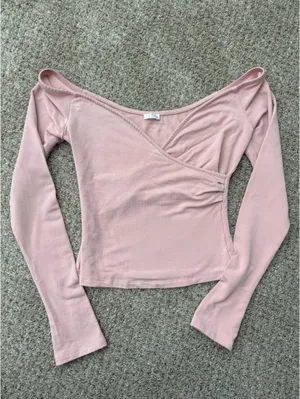 CSB pink off the shoulder top thumbnail 2