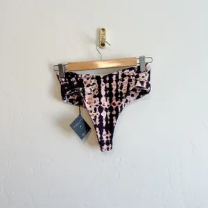 Skatie | NWT Cheeky Melly Swimsuit Bikini Bottoms in Dawn Abstract Tie Dye Print thumbnail 3