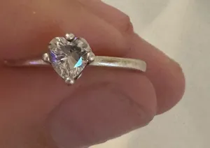 Pandora Ring Heart Silver thumbnail 1