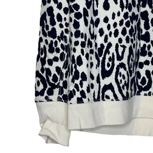 Gap Cotton‎ Pullover Sweatshirt Women Small Leopard Print Long Sleeve Crewneck thumbnail 5