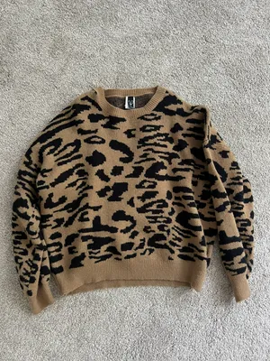 leopard print sweater thumbnail 1