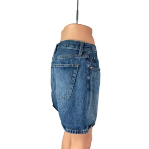 Uniqlo Women's Blue High Rise Bermuda Mom Boyfriend Denim Jean Shorts Size 29 thumbnail 3
